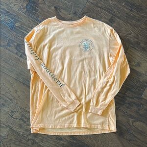 Simply Southern Orange Long Sleeve Shirt